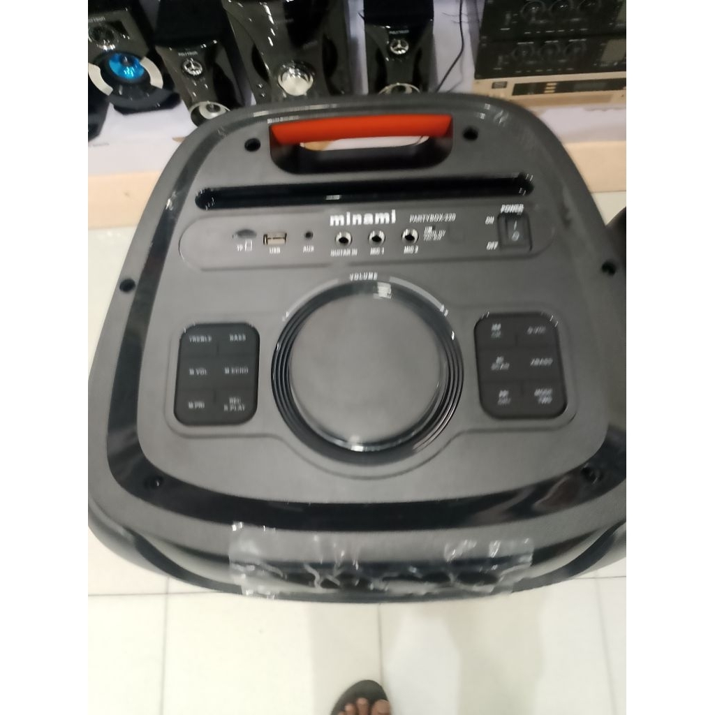 SPEAKER PORTABLE DOUBLE MINAMI PARTYBOX 210