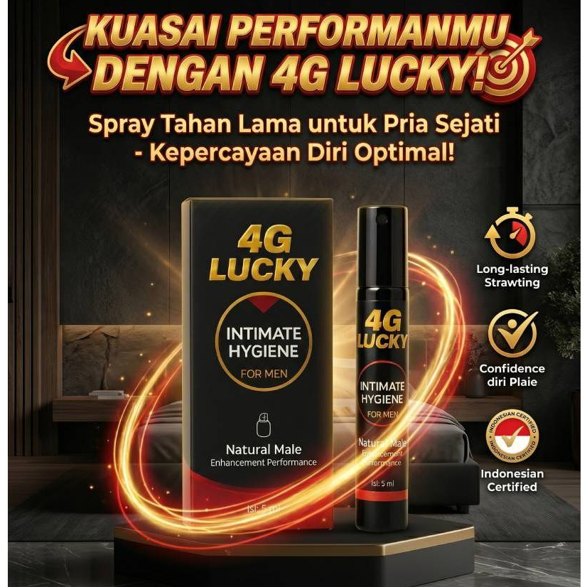 4G Lucky Spray Herbal 4G Joss Herbal Asli Original