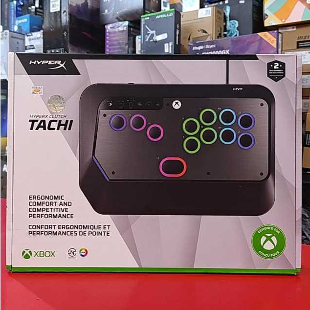HYPERX CLUTCH TACHI LEVERLESS XBOX & PC ARCADE CONTROLLER