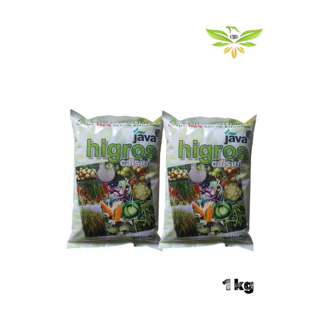 Java Higros Calsium 1 Kg Kalsium Oksida (CaO): 55,98% Mencegah Kerontokan Daun Dan Buah Javamas Agro