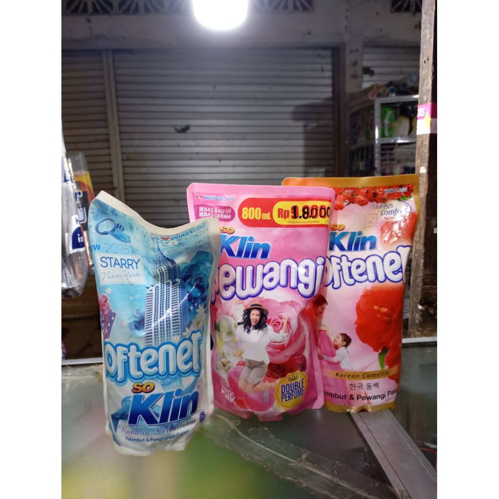 So klin pewangi softener pakaian 800ml/900ml