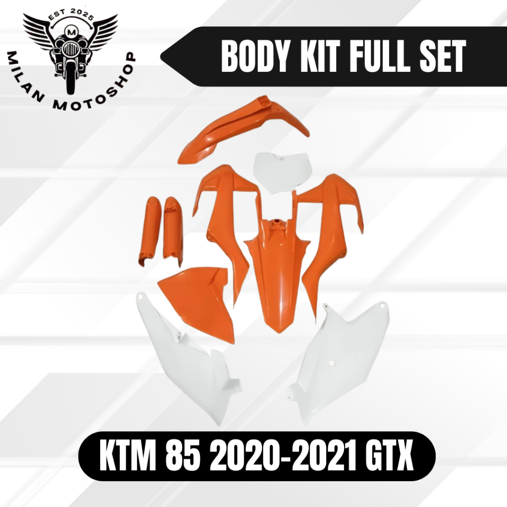 Body Kit Full Set KTM 85 2020–2021 GTX by Milancross | Lengkap & Presisi