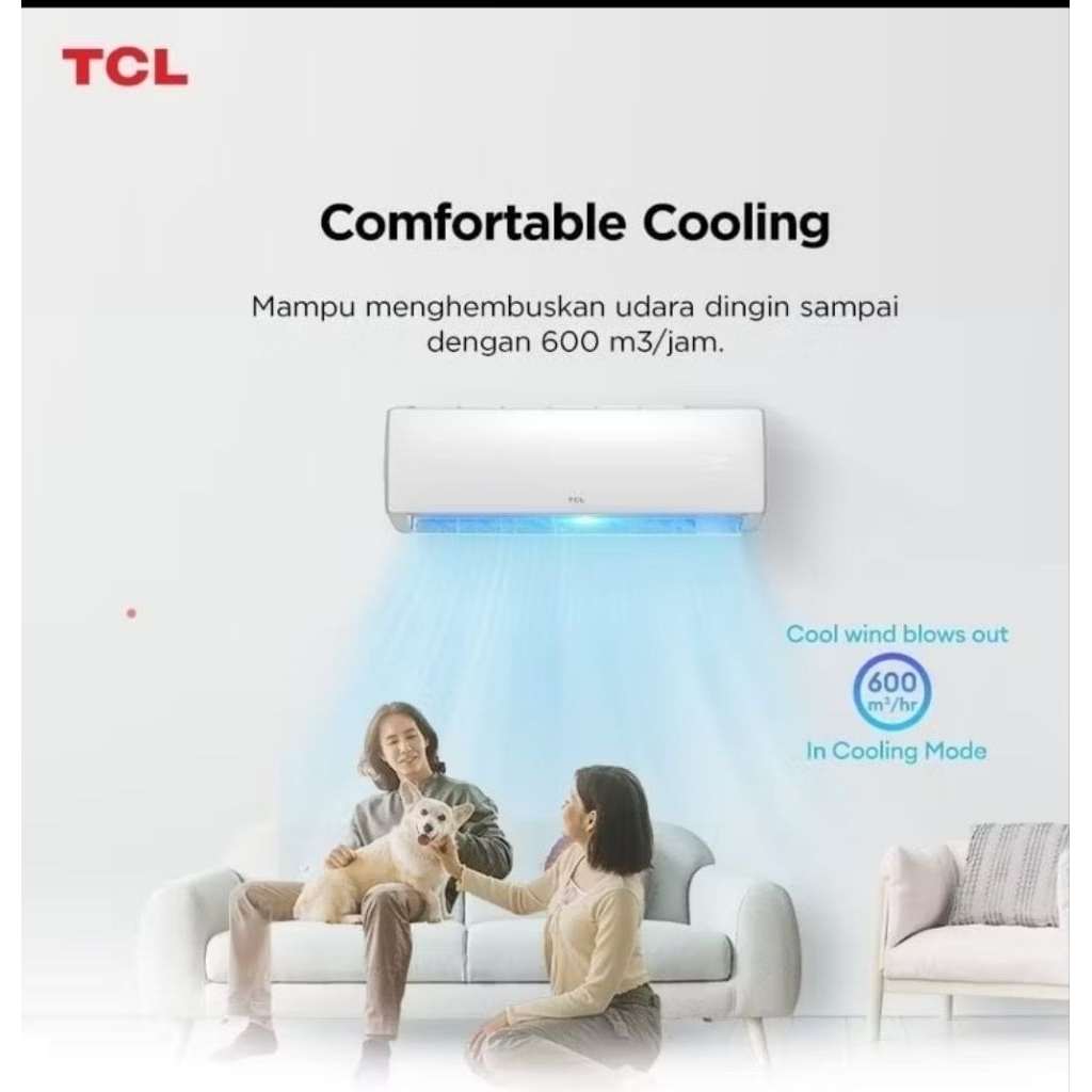 AC TCL 1/2 PK TAC05CSD LOW WATT+ PASANG