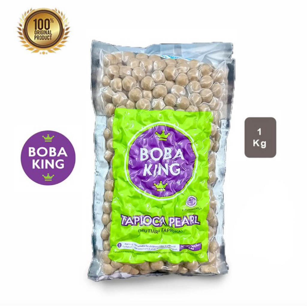 Boba King Tapioka Pearl rasa ORIGINAL// Bobaking Original 1 kg