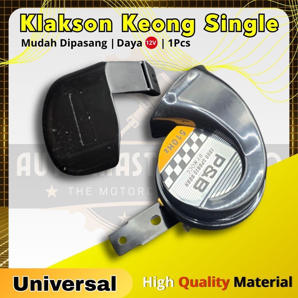Klakson Keong Single Modish 12 Volt Universal / Klakson Keong Single Horn Keong P&B 12v universal se