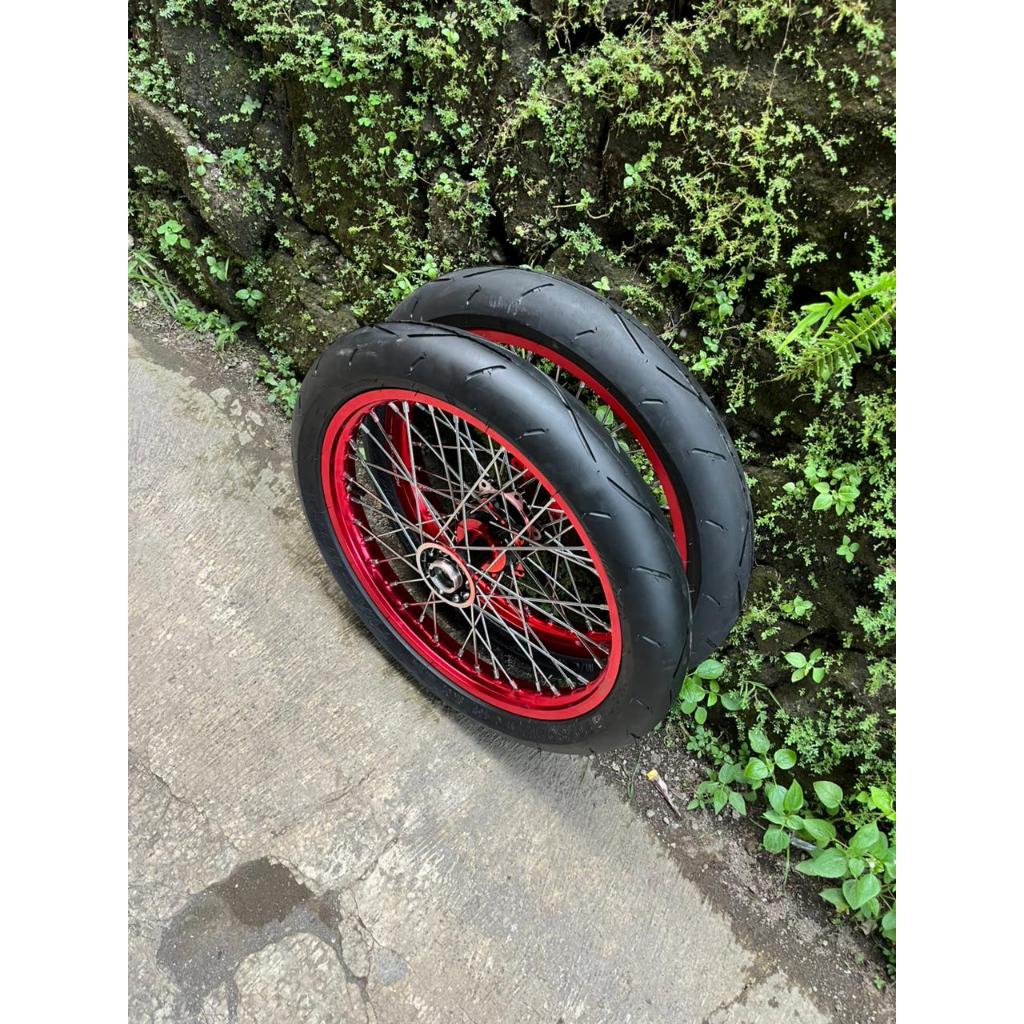 Roda surex/Semi Cacing Velg Rossi  KLX 140/160-17-Ban Primaax 01