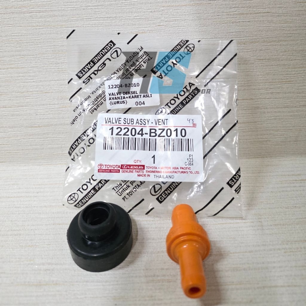 VALVE ANGIN SENSOR TUTUP KLEP PVC PCV VENTILASI MOBIL TOYOTA AVANZA XENIA RUSH TERIOS CALYA SIGRA SO