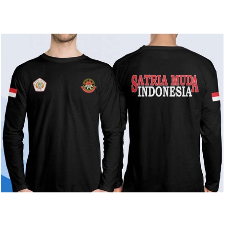 Kaos Baju Pencak Silat Satria Muda Indonesia IPSI Lengan Panjang || Kaos SATRIA MUDA Distro