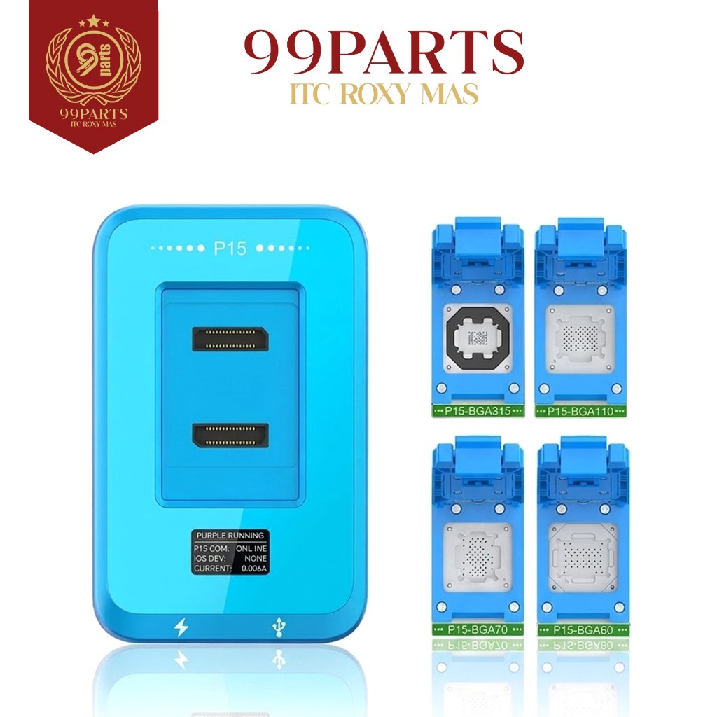 99SPS - JC ID P15 Nand Programmer With Socket BGA110 / Socket BGA315 JC ID P15 / Socket BGA70 JC ID 