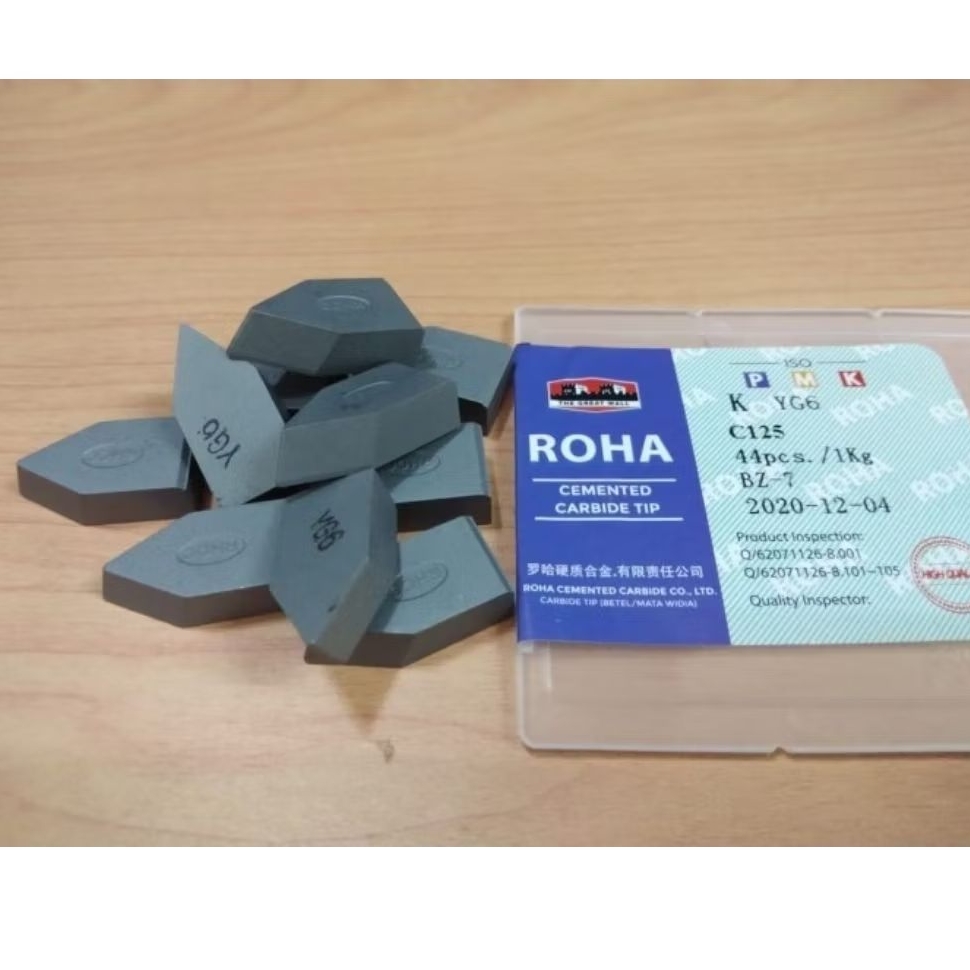Widia C125 Pahat Bubut Mata Bor C125 YG6 Mata Widia Mata Bor Sumur