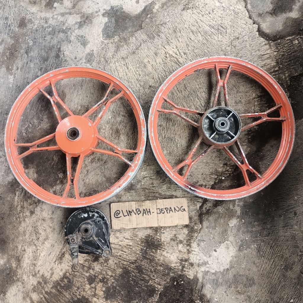 velg jieli ring 17 tromol depan belakang second bekas pakai