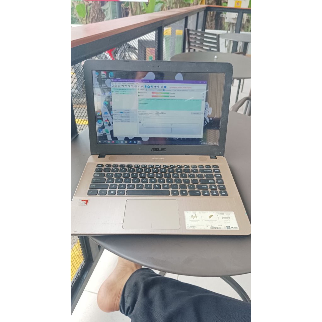 Mobo Asus x441b amd A9 normal prawan