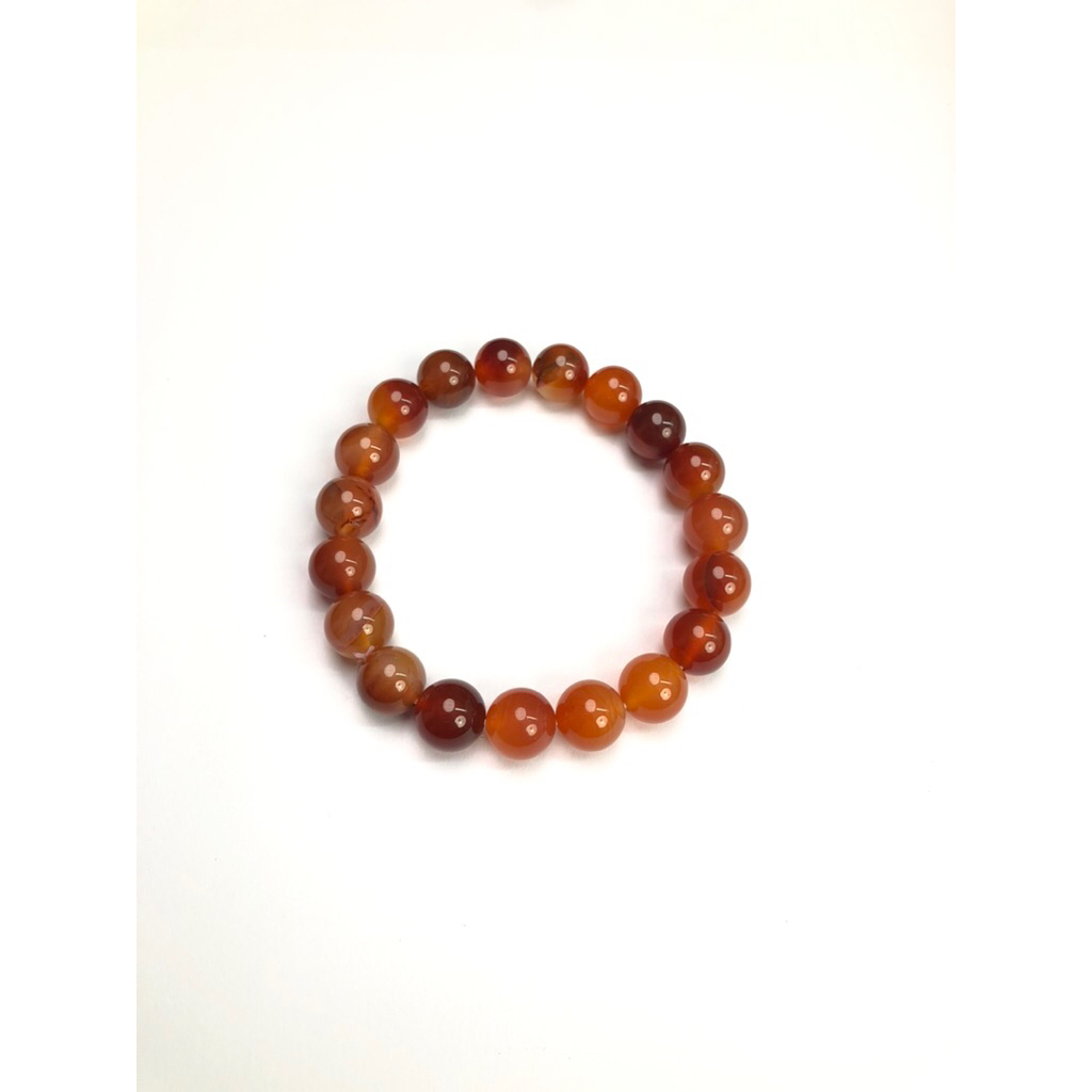 Red agate stone bracelet /gelang red agate stone/ natural stone agate