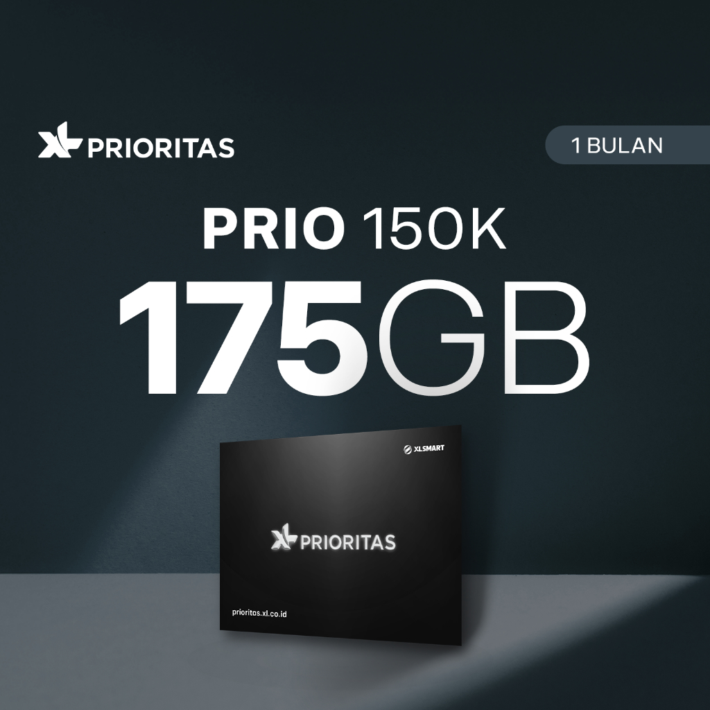 Kartu Perdana XL PRIORITAS 150K 175GB/bln