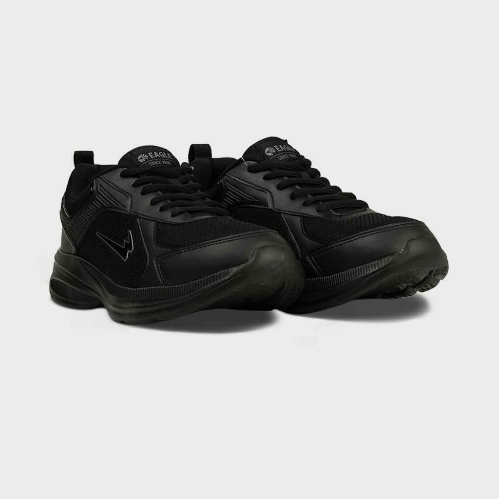 SEPATU EAGLE RAVEN HITAM HITAM TALI