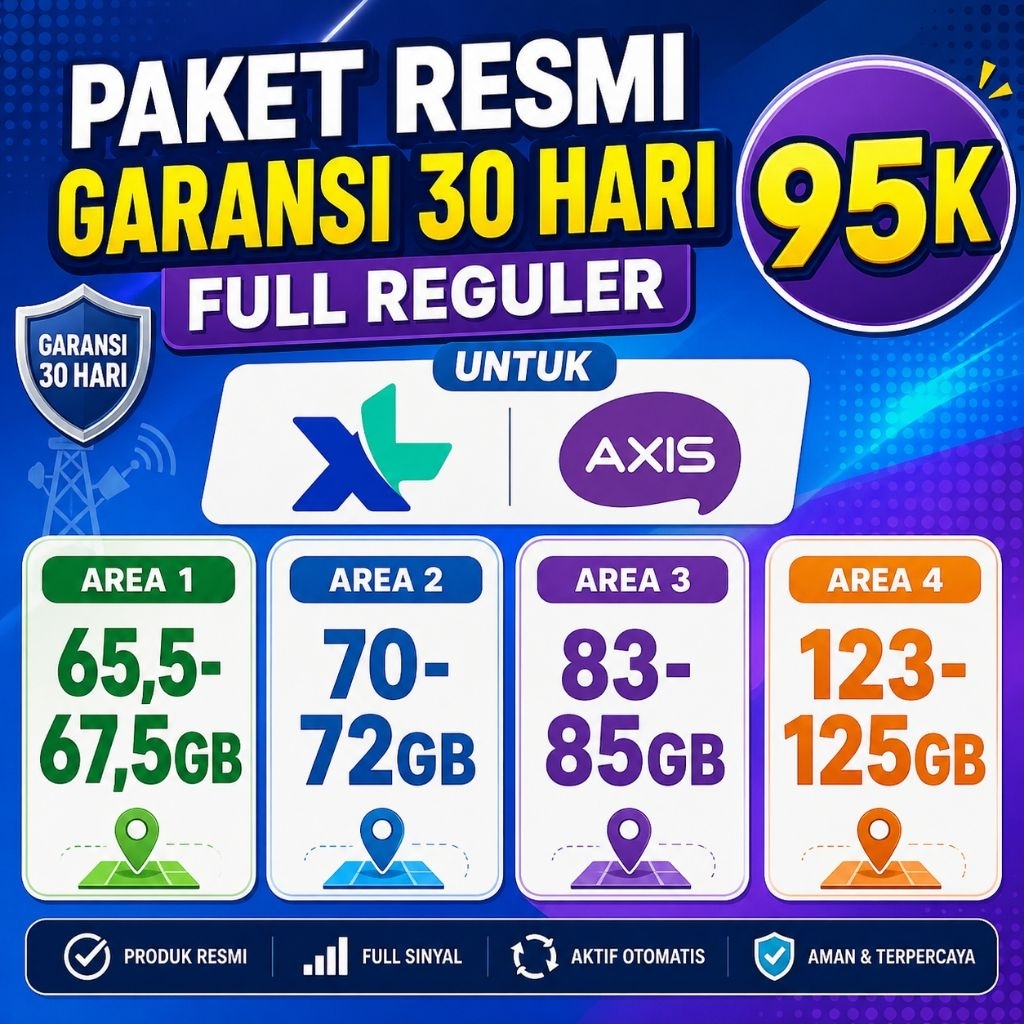 Paket Data XL & Axis 125GB