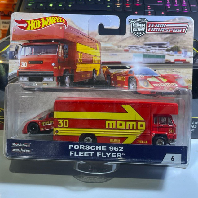 Team Transport #6 Momo Porsche 962 Fleet Flyer