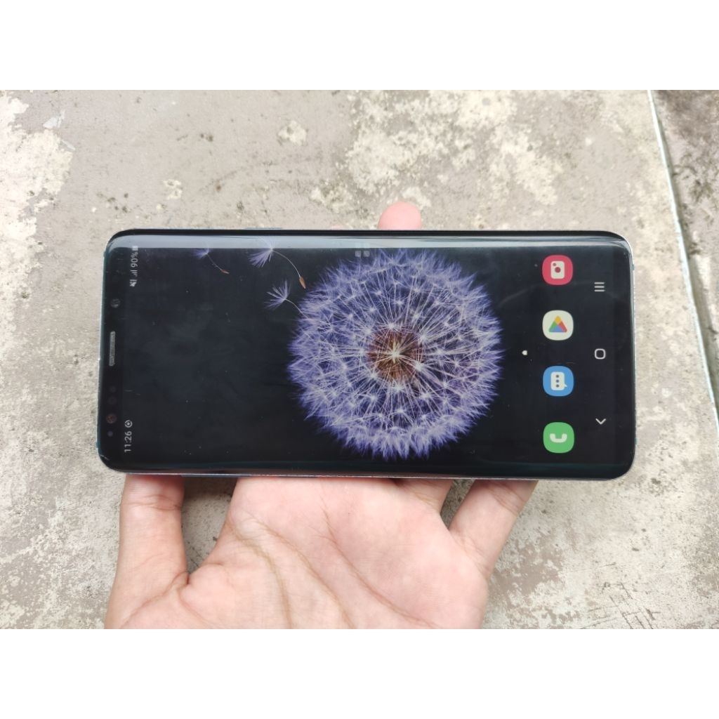 samsung s9 plus 6/128gb batangan all fungsi normal