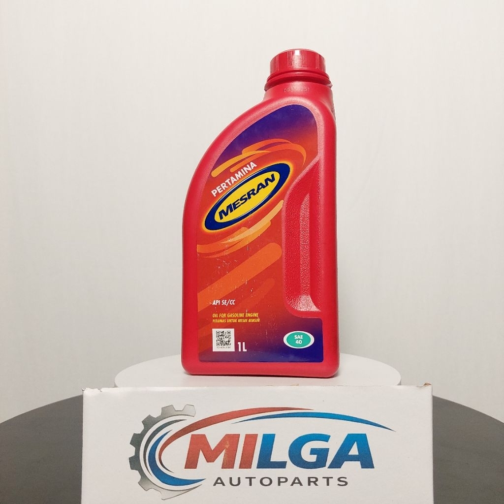 PERTAMINA MESRAN SAE 40 API SE/CC 1 LITER - OLI MESIN MOBIL (OLI ORIGINAL PERTAMINA)