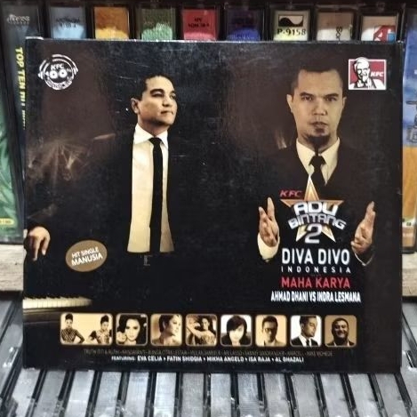 CD AUDIO KFC ADU BINTANG 2 / DIVA DIVO INDONESIA MAHAKARYA AHMAD DHANI VS INDRA LESMAN