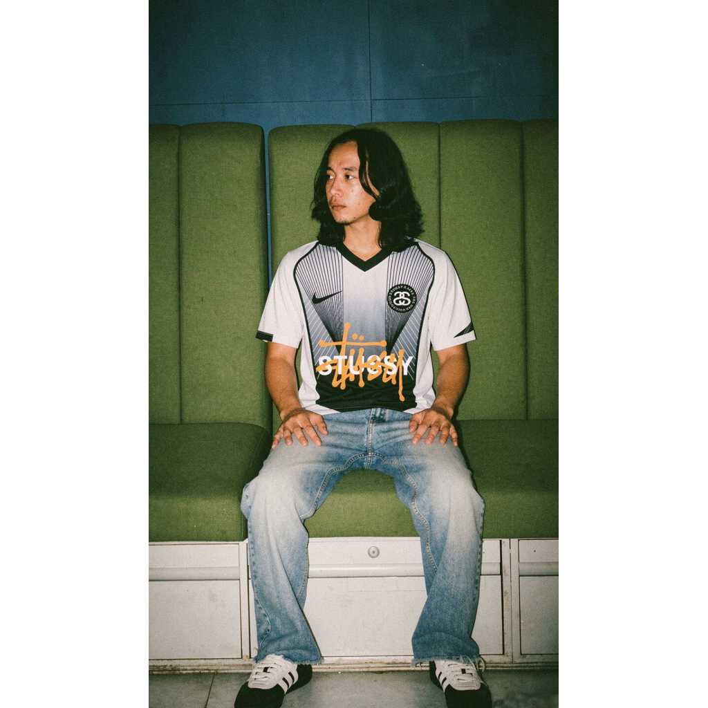 Dizzy Studios - Jersey Kaos Stussy x Nike 8ball World Tour Blockecore|Y2K|VintageJersey