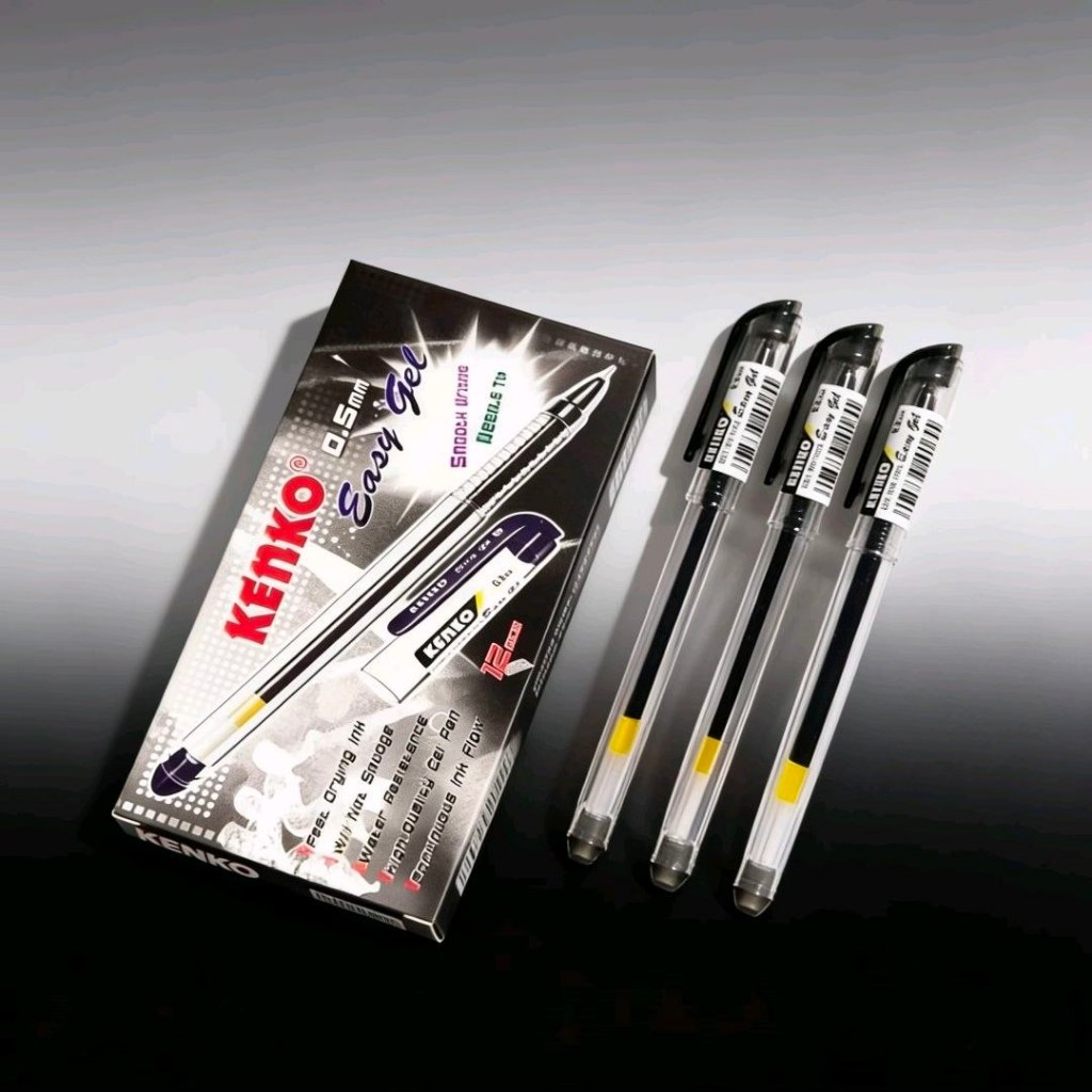 Kenko Easy Gel Pen – Pulpen Gel Tinta Halus & Nyaman