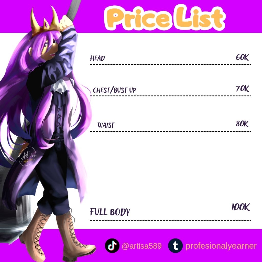 Jual Jasa Gambar | Art Comission Full Render | Digital Art Comission