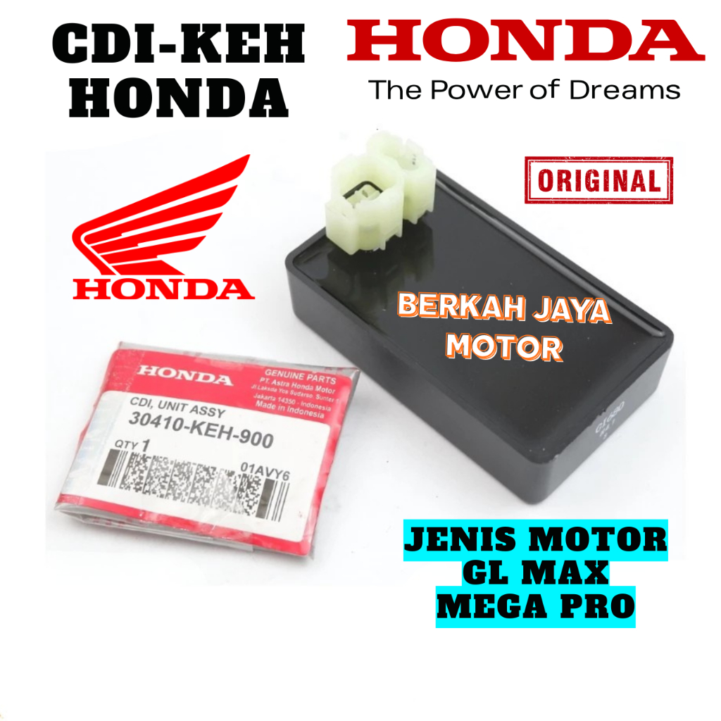 30410-KEH-900 ORIGINAL CDI Unit Comp KEH Honda AHM GL MAX MEGA PRO