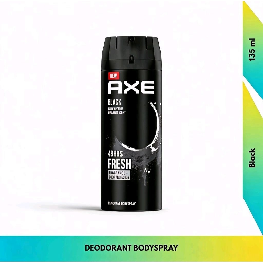 Axe Body Spray Black Deodorant Spray Parfum Pria 135 ml