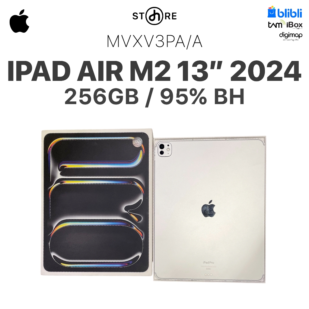 Second , iPad Pro M4 , 2024 , 13" , 512GB , Wifi + Cellular , Silver , MVXV3PA/A