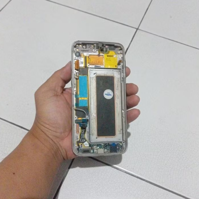 Lcd Samsung Galaxy S7 + Freme Bekas BACA DISKRIPSI
