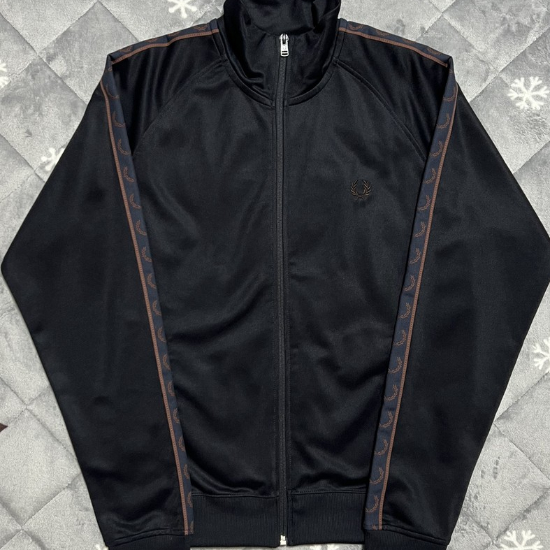 Tracktop Fred Perry Navy Brown Size M