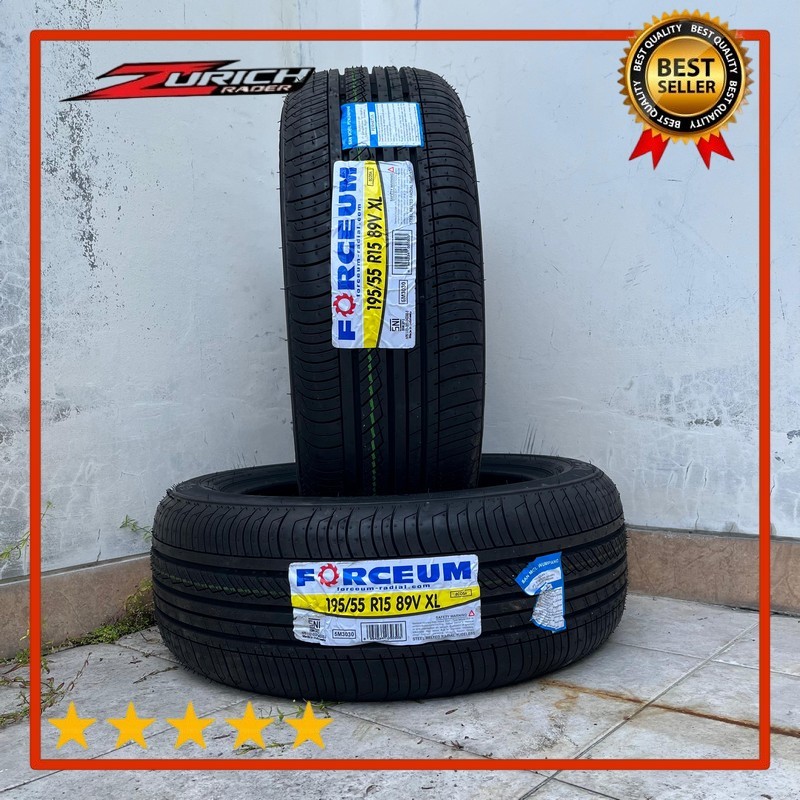 Ban Mobil 195 55 R15 Merek Forceum Ecosa Ukuran 195/55 R15 Tubles