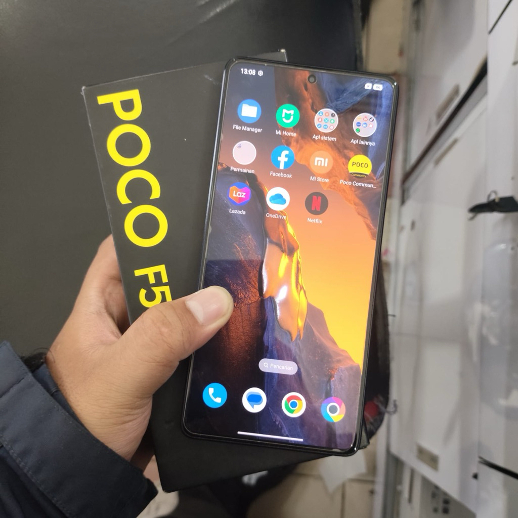 poco f5 ram 12/256 second resmi fullset original termurah