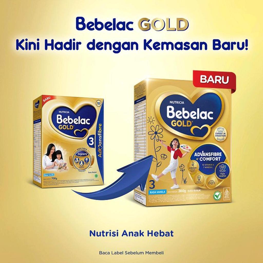 Susu Bebelac Gold 3 Vanila 360 gr