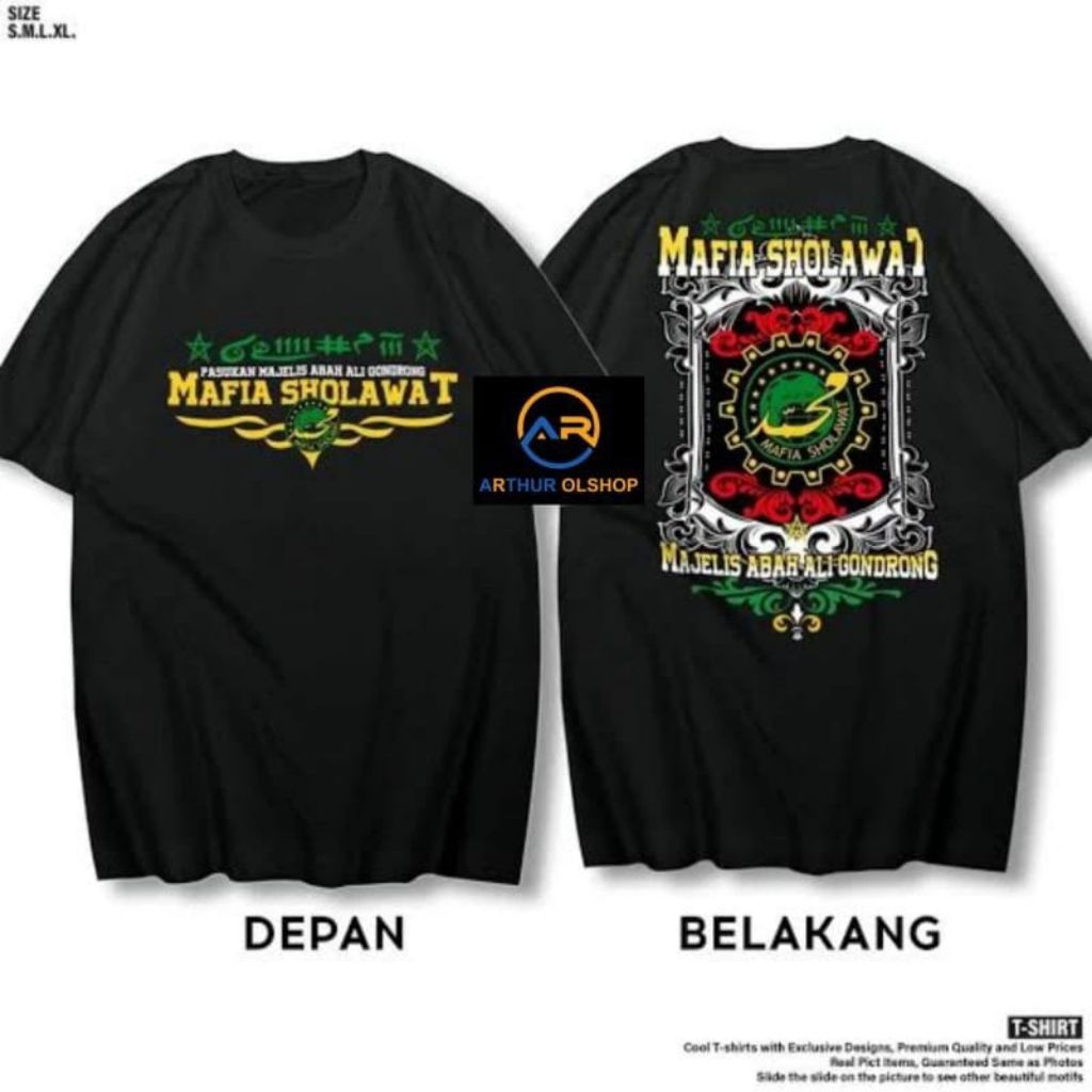 kaos mafia sholawat pendek terbaru,kaos mafis,kaos mafia abah ali gondrong,kaos santri indonesia,kao