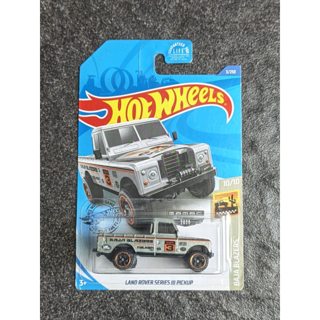hot wheels land rover series pick up Zamac edition ( free protector)