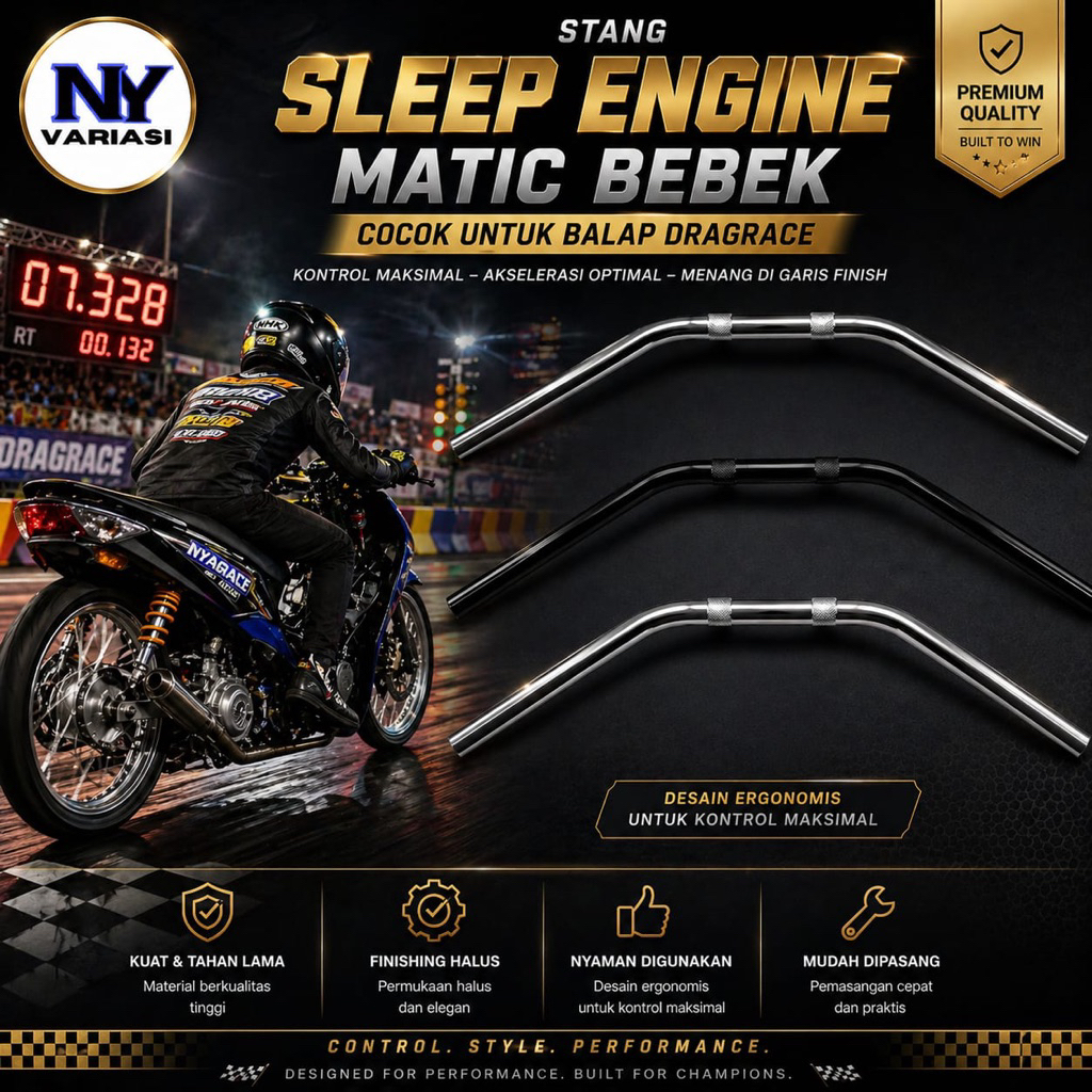 setang setir sleep engine metik,bebek murah lebay