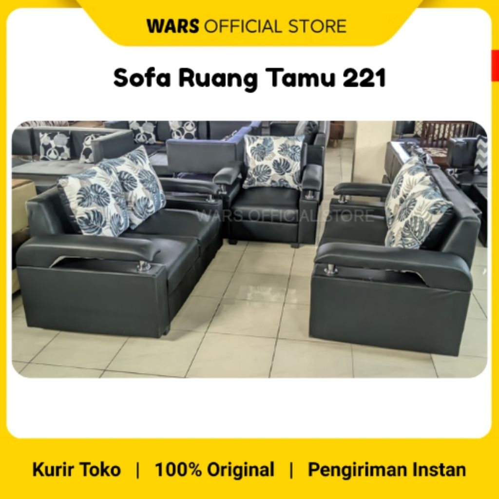 SOFA RUANG TAMU 221 - SOFA RUANG TAMU MINIMALIS [KHUSUS BANDUNG]