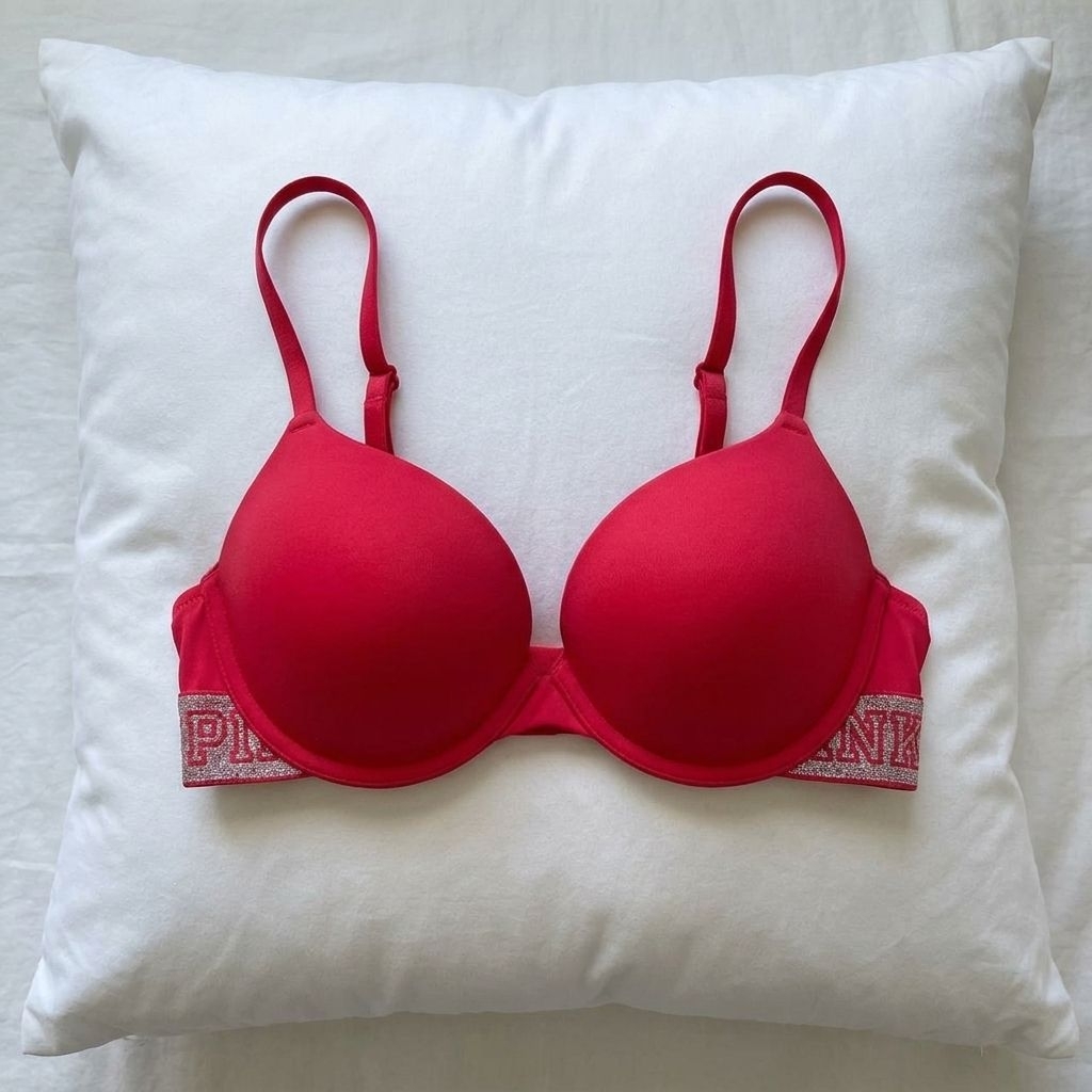 Bra Push Up Wanita Branded VS PINK Wear Everywhere Kawat Busa Big Size Cup Besar Jumbo 36 DDD 36E Me