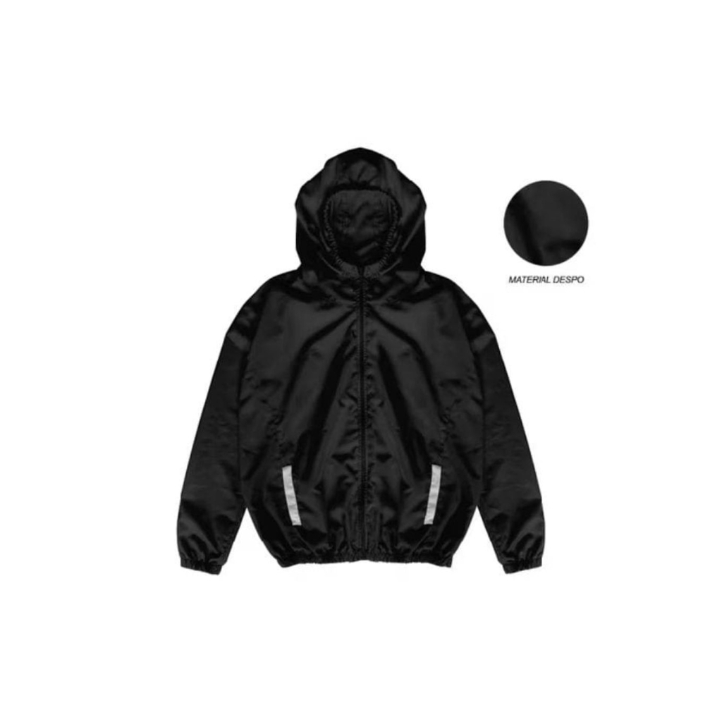 jaket running. olah raga perasut despo Rinjani halus polos termurah +selimpit COD bayar setelah bara
