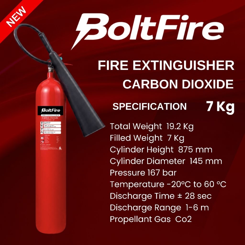 Apar Co2 7kg Boltfire