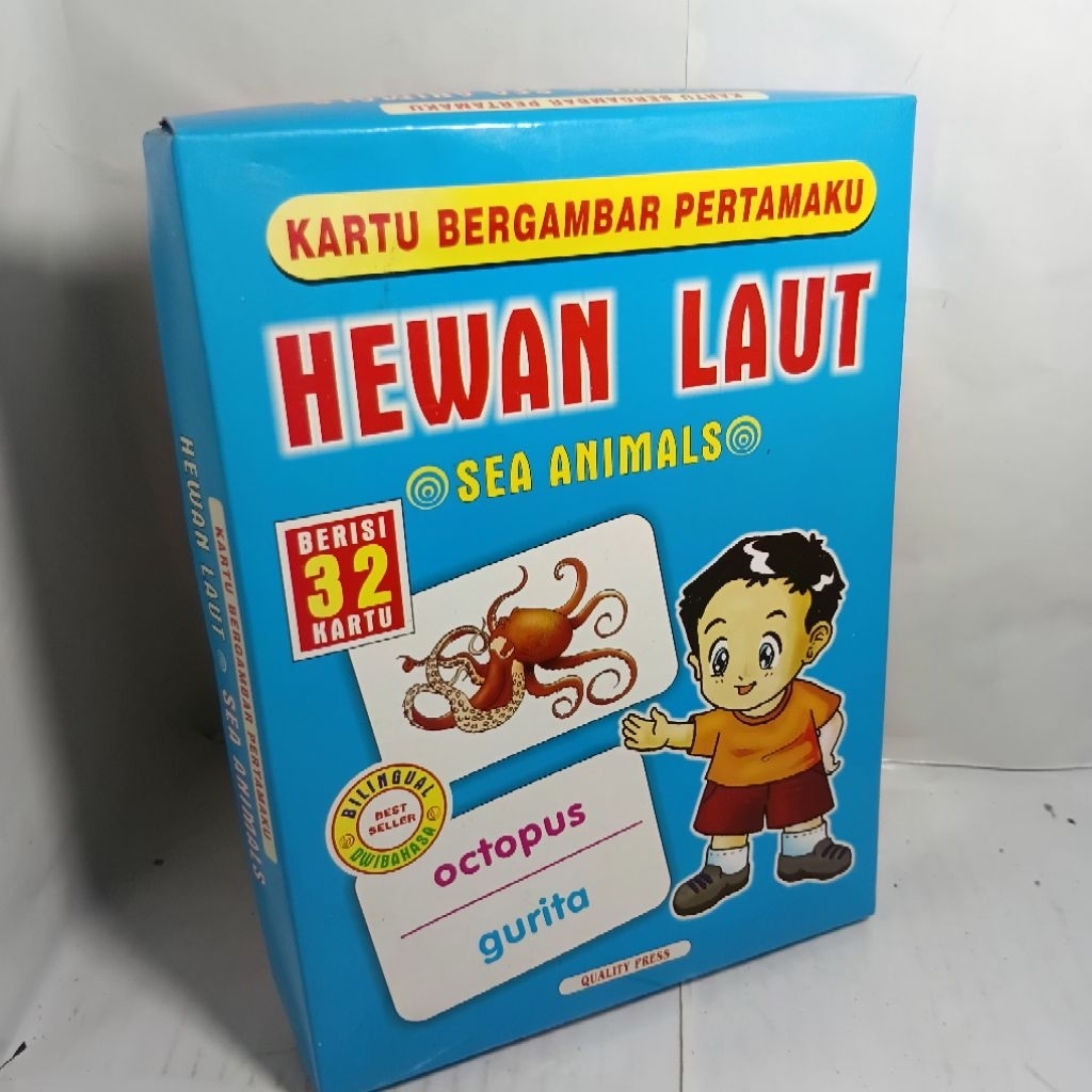 KARTU BERGAMBAR PERTAMAKU Hewan Laut