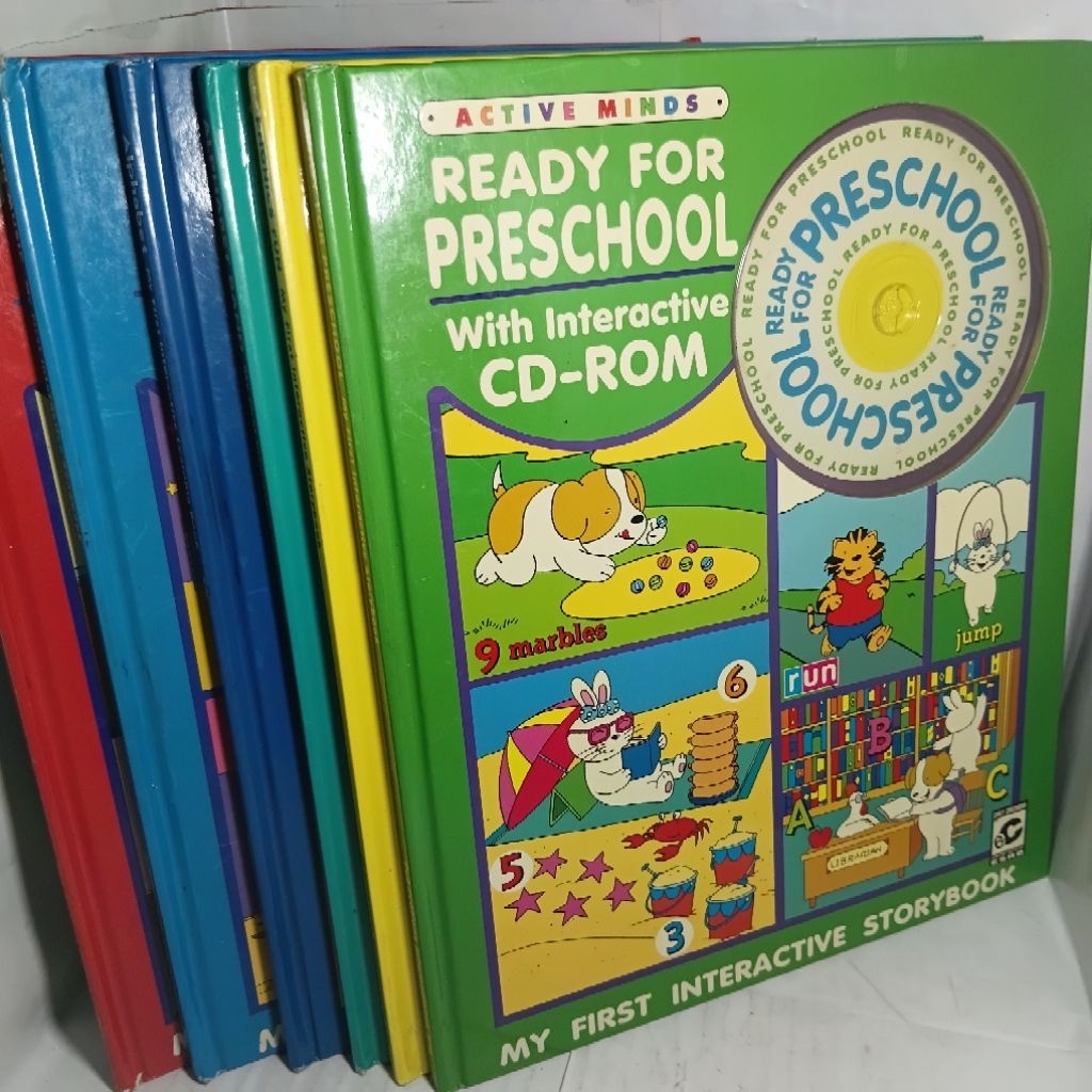 Buku Anak My First Interactive Storybook Active Minds preloved Cabutan