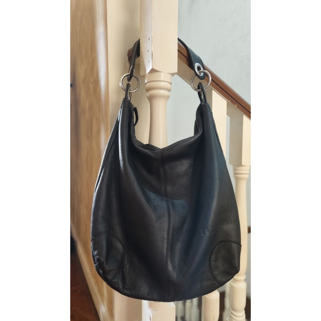 Tas Hobo shoulder Kulit Sapi Asli DC Preloved