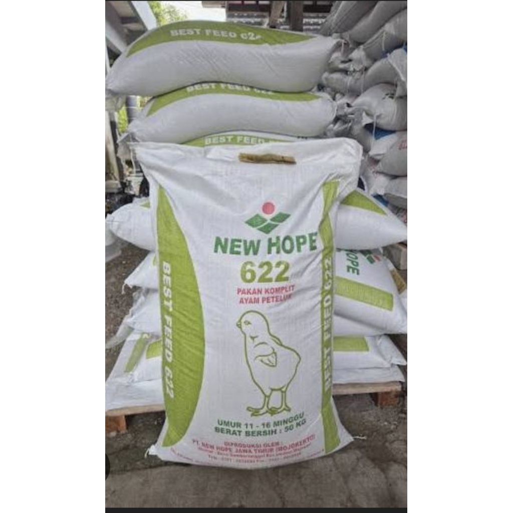 NEW HOPE 622 PAKAN LENGKAP AYAM PETELUR MUDA