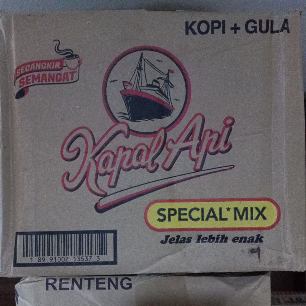 kopi kapal api / abc susu 1 dus