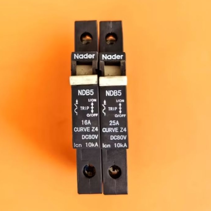 MCB DC 80V NADER NDB5 16-25 AMPER HITAM CABUTAN