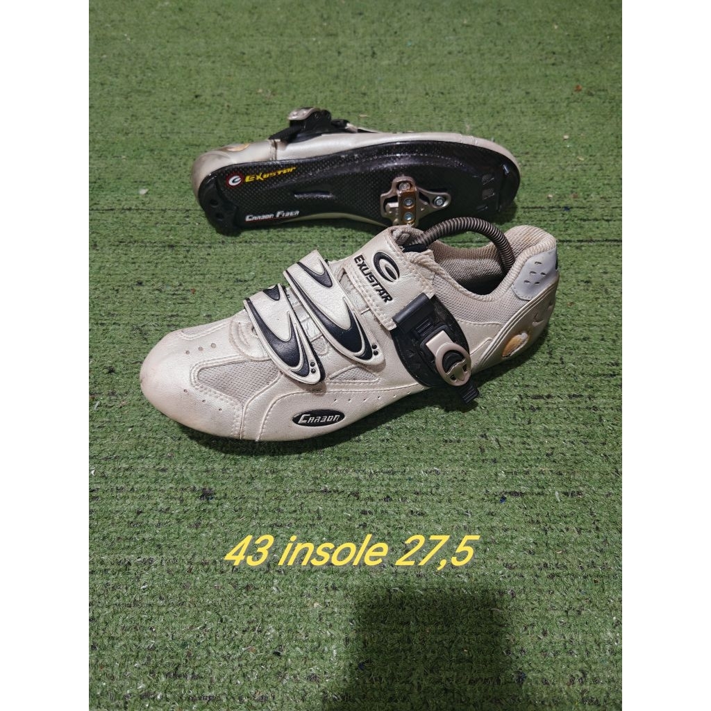 sepatu sepeda multi cleat s43 exustar carbon