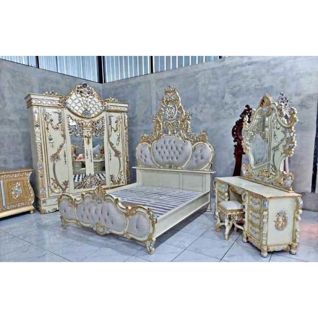 kamar set mewah dipan set almari set meja rias kayu jati jepara